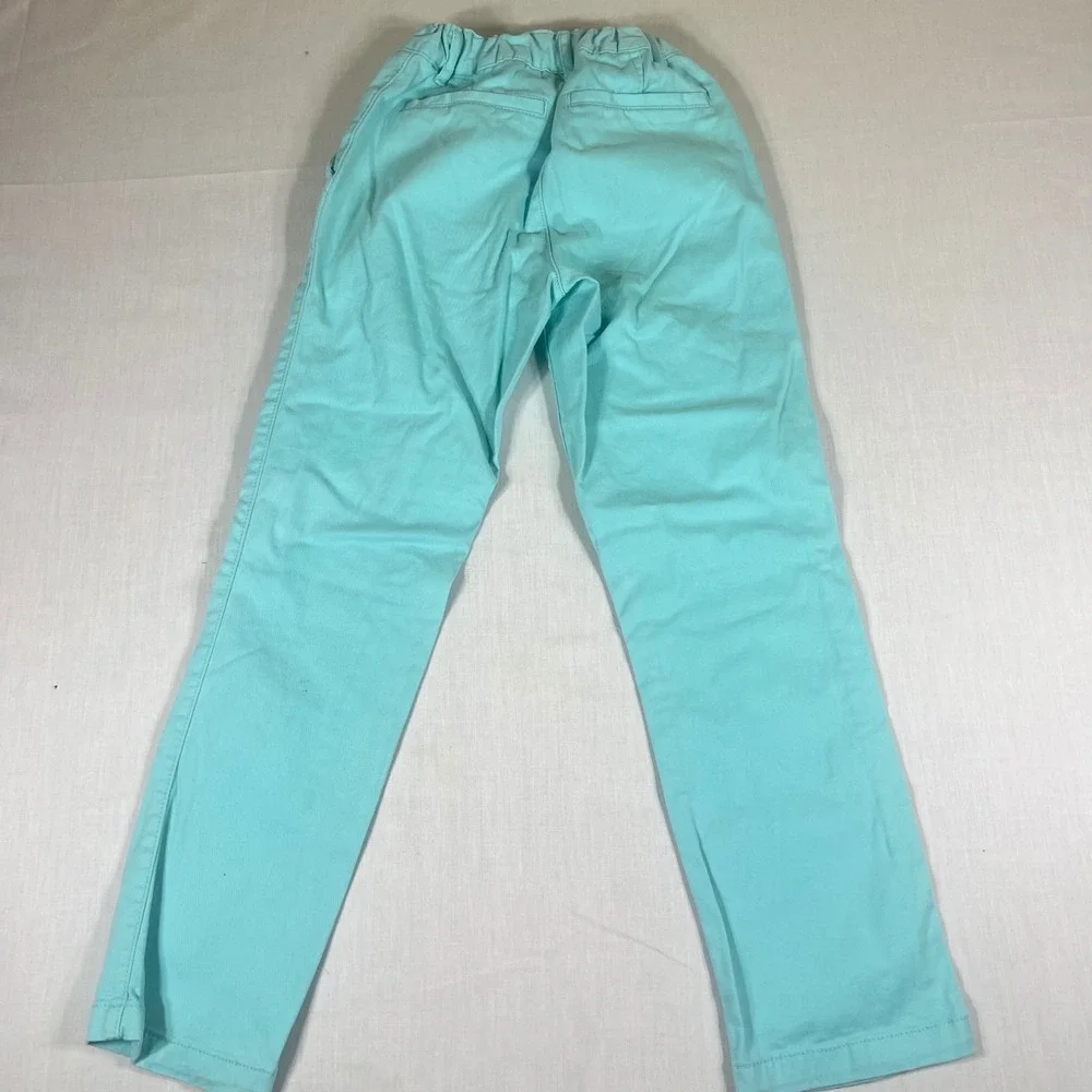 The Children's Place Boys Turquoise Chino Pants Aqua Straight Leg Size 8